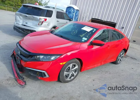 2019 Honda Civic Lx z USA, uszkodzony, nr VIN 2HGFC2F67KH538154
